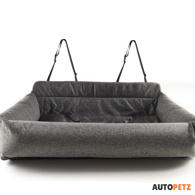 Koala Grey Travel Couch [Double Seat] - AUTOPETZ